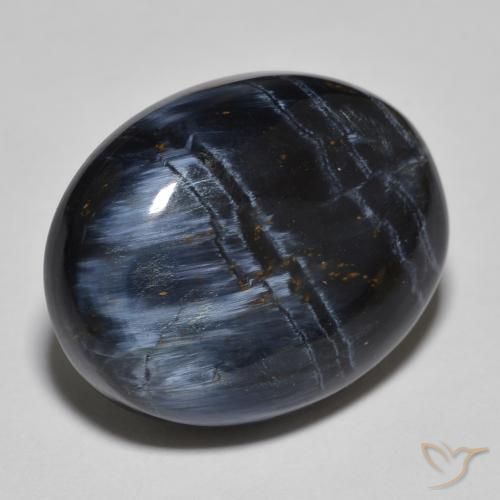 15.88ct Naturale Multicolore Pietersite, Ovale, Opaco