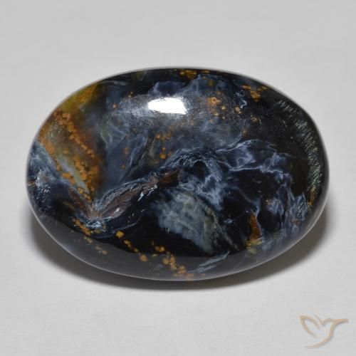 11.52ct Naturale Multicolore Pietersite, Ovale, Opaco