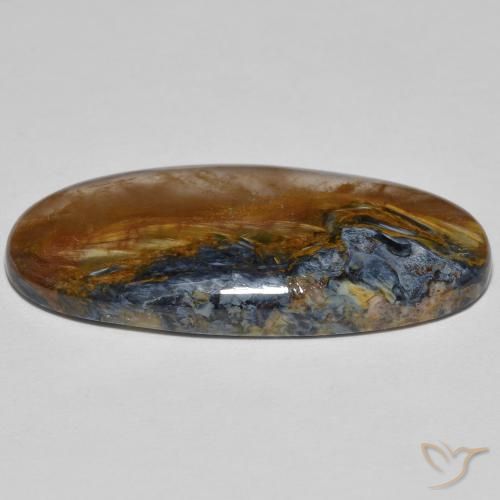Pietersite Multicolore naturale da 11.35 ct, Ovale, Opaco
