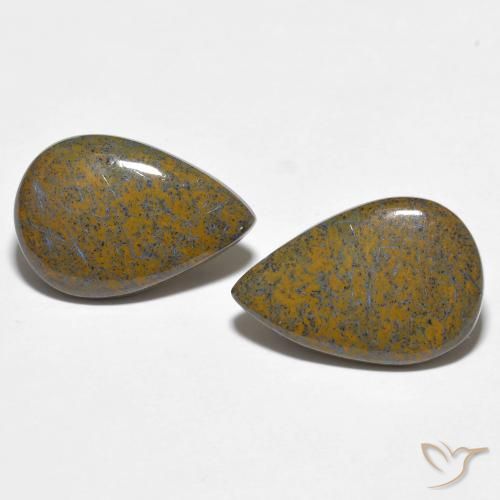 7.59ctw Naturale Multicolore Pietersite, Forma a pera, Opaco