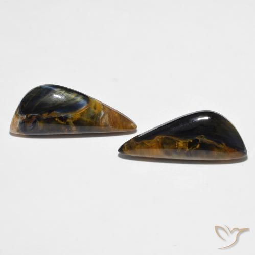 14.31ctw Naturale Multicolore Pietersite, Taglio a fantasia, Opaco