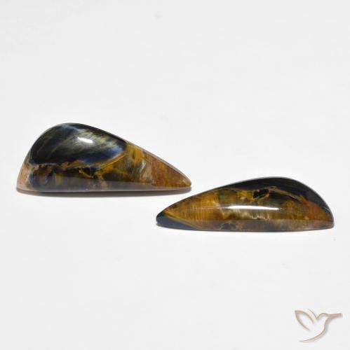 Gemme di Pietersite Multicolore naturale da 14.31 ct, Taglio a fantasia, Opaco