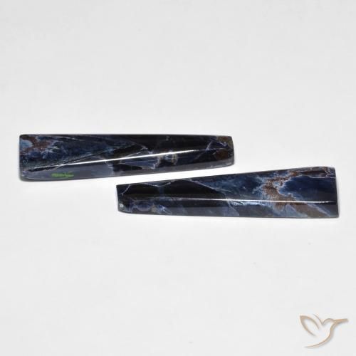Gemme di Pietersite Multicolore naturale da 15.30 ct, Taglio a baguette, Opaco