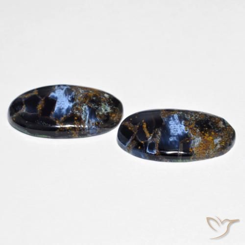 Gemme di Pietersite Multicolore naturale da 12.19 ct, Ovale, Opaco