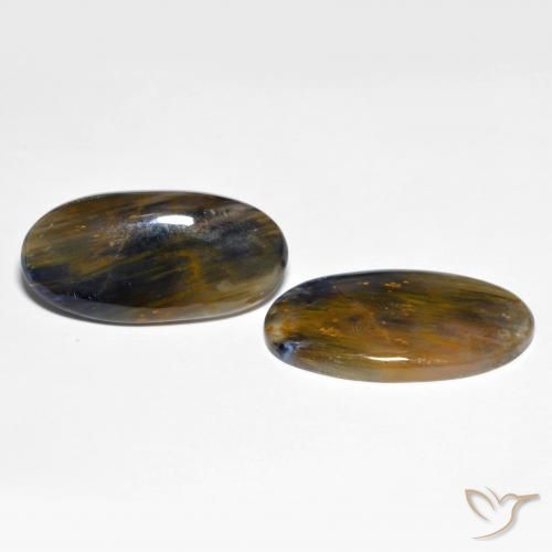 Gemme di Pietersite Multicolore naturale da 22.72 ct, Ovale, Opaco