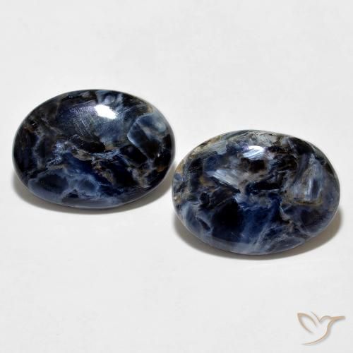 9.65ctw Naturale Multicolore Pietersite, Ovale, Opaco