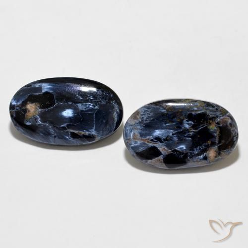 10.02ctw Naturale Multicolore Pietersite, Ovale, Opaco