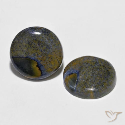 Gemme di Pietersite Multicolore naturale da 6.89 ct, Rotondo, Opaco