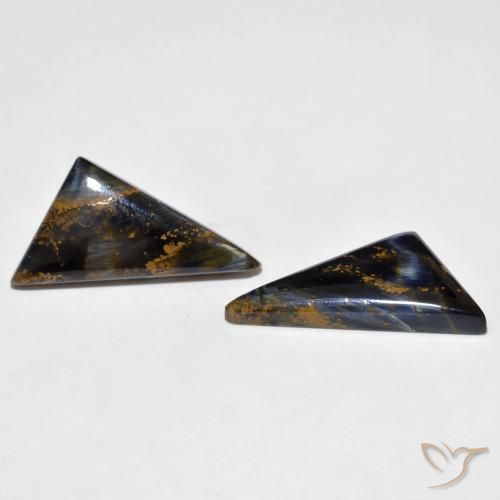Gemme di Pietersite Multicolore naturale da 10.76 ct, Taglio a fantasia, Opaco