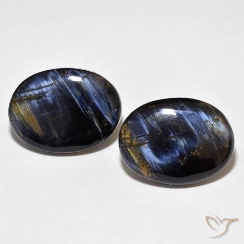 18.22ctw Naturale Multicolore Pietersite, Ovale, Opaco