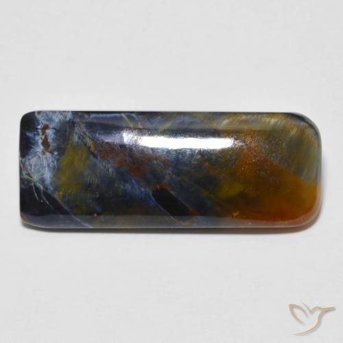 7.76ct Naturale Multicolore Pietersite, Cuscino, Opaco