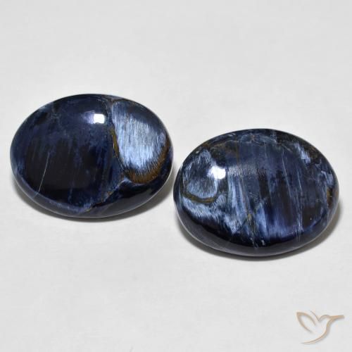 13.80ctw Naturale Multicolore Pietersite, Ovale, Opaco
