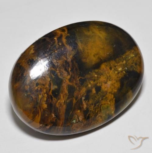 Pietersite Multicolore naturale da 35.70 ct, Ovale, Opaco