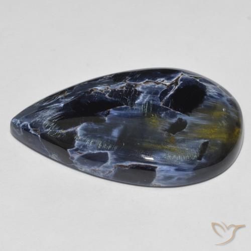Pietersite Multicolore naturale da 25.13 ct, Forma a pera, Opaco