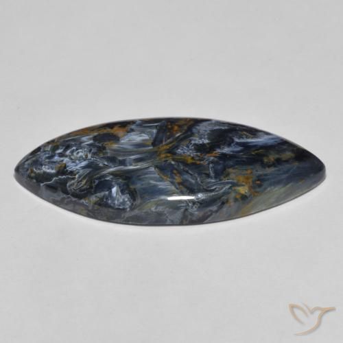 Pietersite Multicolore naturale da 15.65 ct, Taglio marquise, Opaco