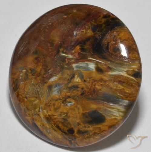 Pietersite Multicolore naturale da 26.87 ct, Rotondo, Opaco