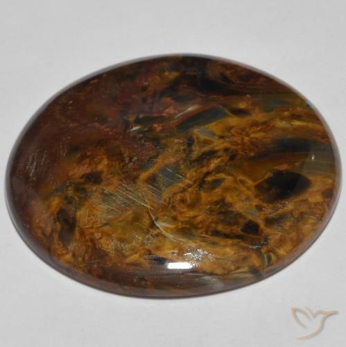 Pietersite Multicolore naturale da 26.87 ct, Rotondo, Opaco