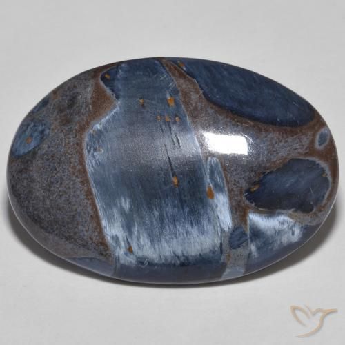 20.48ct Naturale Multicolore Pietersite, Ovale, Opaco