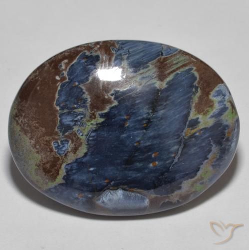 23.37ct Naturale Multicolore Pietersite, Ovale, Opaco