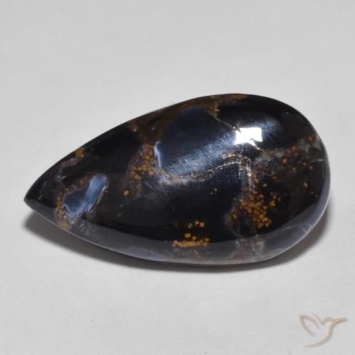 11.21ct Naturale Multicolore Pietersite, Forma a pera, Opaco