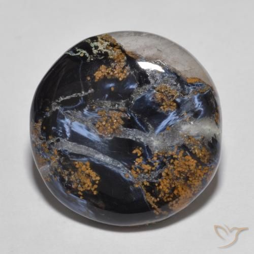 11.67ct Naturale Multicolore Pietersite, Rotondo, Opaco