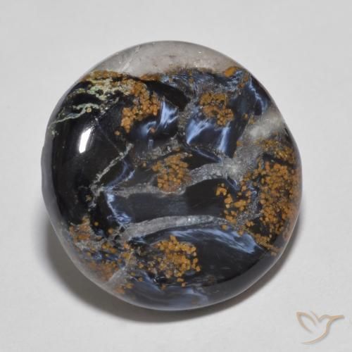 Pietersite Multicolore naturale da 11.67 ct, Rotondo, Opaco