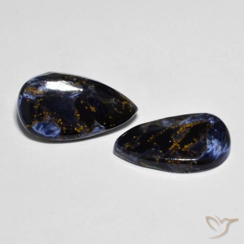 Gemme di Pietersite Multicolore naturale da 12.05 ct, Forma a pera, Opaco