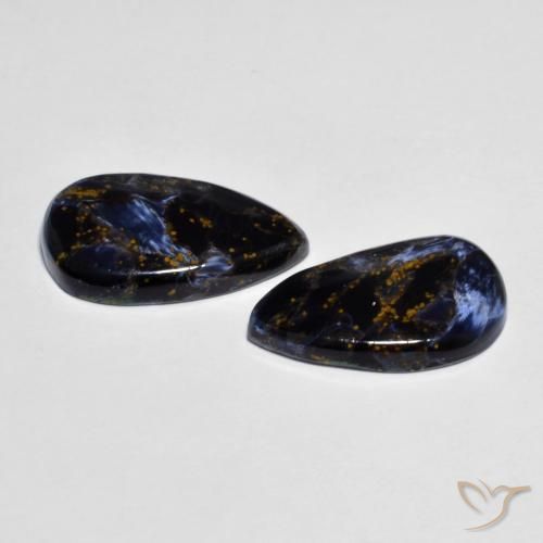 Gemme di Pietersite Multicolore naturale da 12.05 ct, Forma a pera, Opaco