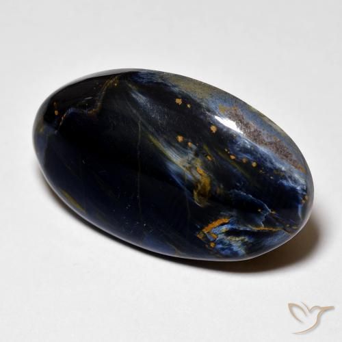 12.46ct Naturale Multicolore Pietersite, Ovale, Opaco
