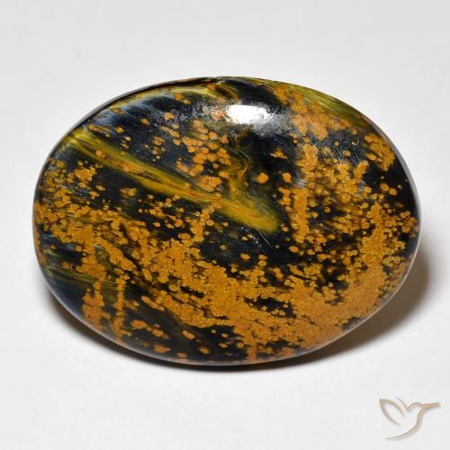 13.77ct Naturale Multicolore Pietersite, Ovale, Opaco