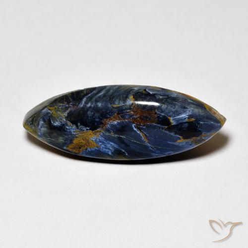 4.84ct Naturale Multicolore Pietersite, Taglio marquise, Opaco