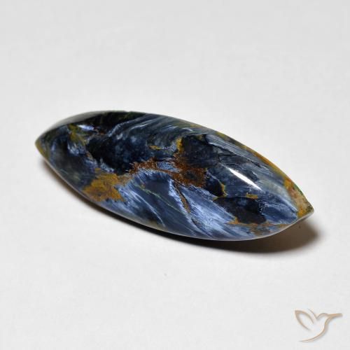 Pietersite Multicolore naturale da 4.84 ct, Taglio marquise, Opaco