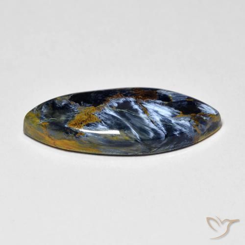 Pietersite Multicolore naturale da 4.84 ct, Taglio marquise, Opaco