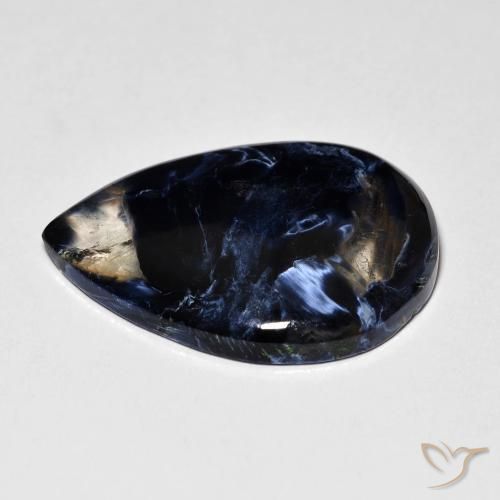 Pietersite Multicolore naturale da 8.44 ct, Forma a pera, Trasparente