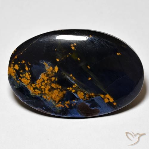 12.72ct Naturale Multicolore Pietersite, Ovale, Opaco