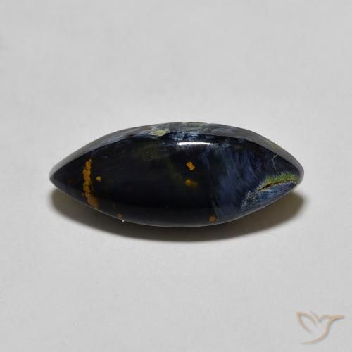 3.41ct Naturale Multicolore Pietersite, Taglio marquise, Traslucido