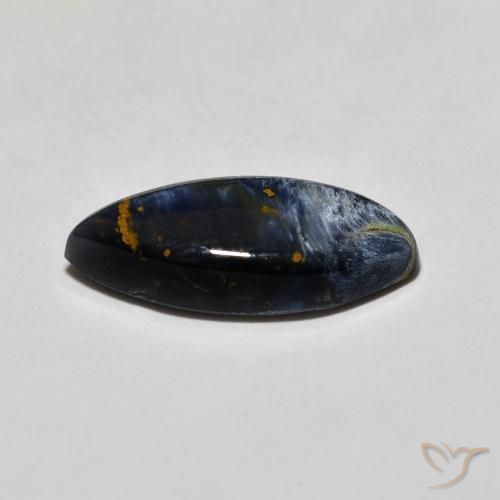 Pietersite Multicolore naturale da 3.41 ct, Taglio marquise, Traslucido