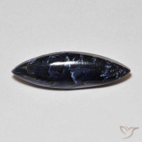Pietersite Multicolore naturale da 4.09 ct, Taglio marquise, Opaco