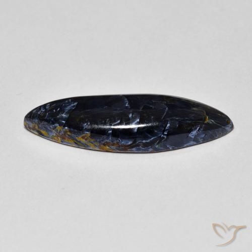 Pietersite Multicolore naturale da 4.09 ct, Taglio marquise, Opaco