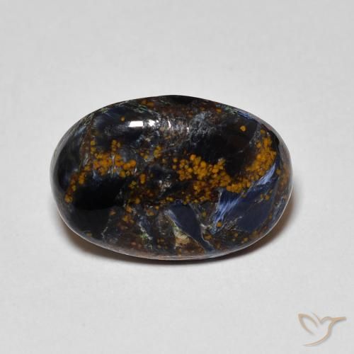 4.14ct Naturale Multicolore Pietersite, Ovale, Opaco