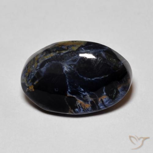 5.48ct Naturale Multicolore Pietersite, Ovale, Opaco