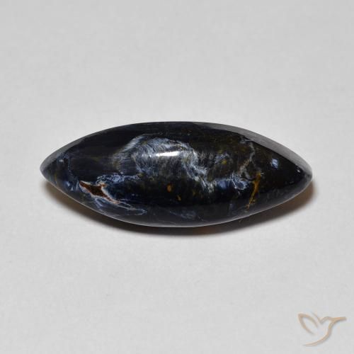5.23ct Naturale Multicolore Pietersite, Taglio marquise, Opaco