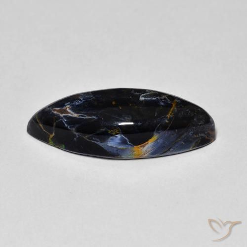 Pietersite Multicolore naturale da 5.23 ct, Taglio marquise, Opaco