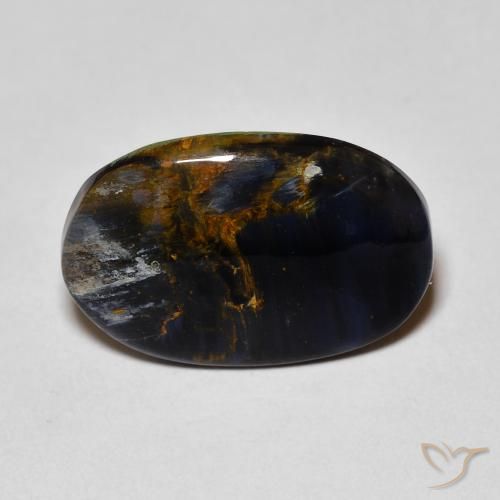 4.59ct Naturale Multicolore Pietersite, Ovale, Opaco