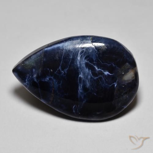 8.65ct Naturale Multicolore Pietersite, Forma a pera, Opaco