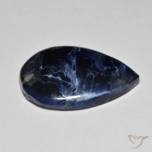 Pietersite Multicolore naturale da 8.65 ct, Forma a pera, Opaco