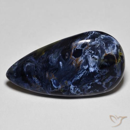 11.27ct Naturale Multicolore Pietersite, Forma a pera, Opaco