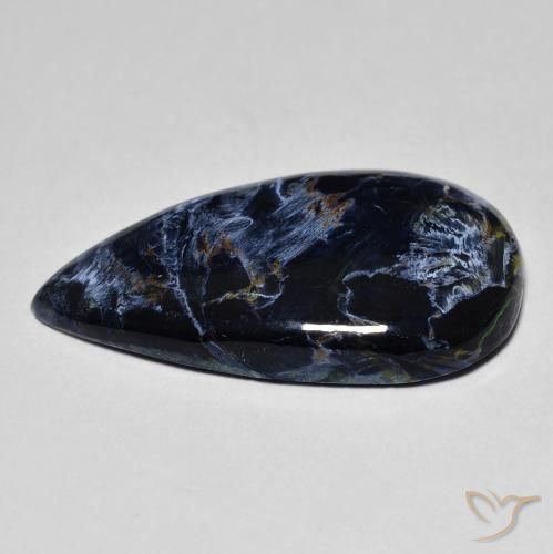Pietersite Multicolore naturale da 11.27 ct, Forma a pera, Opaco
