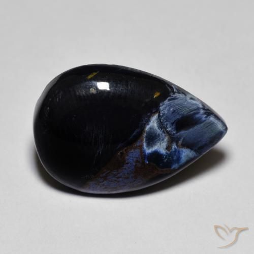 Pietersite Multicolore naturale da 7.73 ct, Forma a pera, Opaco