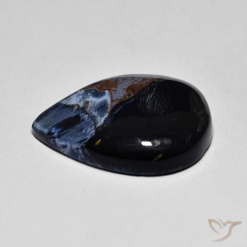 Pietersite Multicolore naturale da 7.73 ct, Forma a pera, Opaco